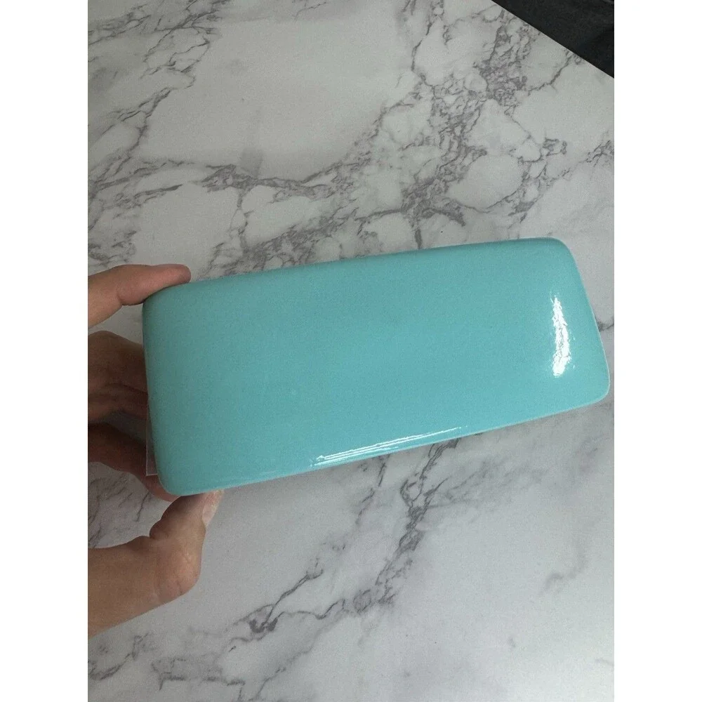 kate spade new york Hard Case for Glasses/Sunglasses Green/Blue Eyes Theme